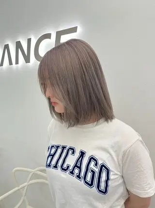 セミロング カラー パーマ ヘアアレンジ メンズ ♡ 𝐑𝐈𝐎♡のヘアスタイル
