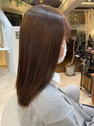 セミロング 清水 美雪のヘアスタイル