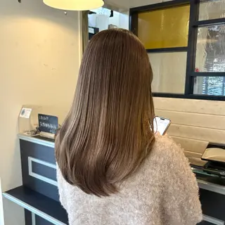 ロング カラー スナコザワ レナのヘアスタイル