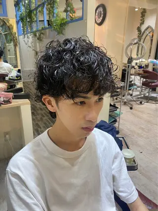 パーマ メンズ メンズモデル募集中✨ 永野大樹のヘアスタイル