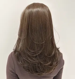 セミロング 【韓国風、透明感】 韓国風⭐️新海龍哉のヘアスタイル