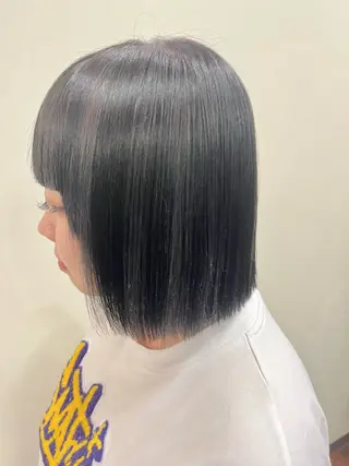 ミディアム 春日 涼太のヘアスタイル