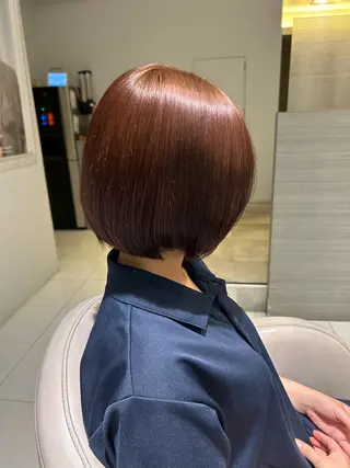ショート カラー 合庭 柚のヘアスタイル
