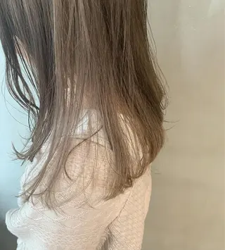 セミロング カラー パーマ ヘアアレンジ メンズ キッズ マツエク・マツパ ウルフレイヤーカット /チヒロのヘアスタイル