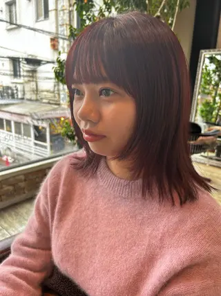 ミディアム カラー 🌷nanase🌷 gally hairのヘアスタイル