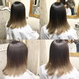 カラー 及川 光のヘアスタイル