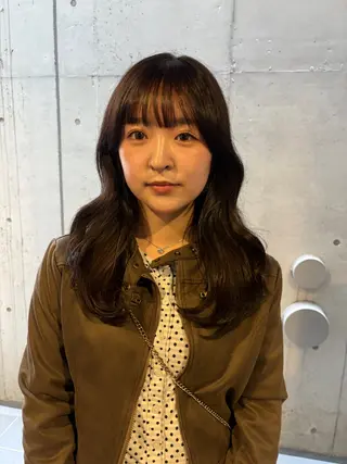 ミディアム カラー 韓国ヘア/wカラー レイヤー/RIN🎀のヘアスタイル