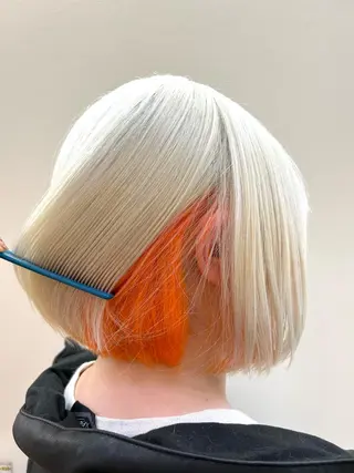 ショート カラー 板倉　花連 💌リピーター様へ↓のヘアスタイル