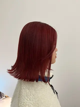 セミロング カラー メンズパーマ/ メッシュ📍ユリのヘアスタイル