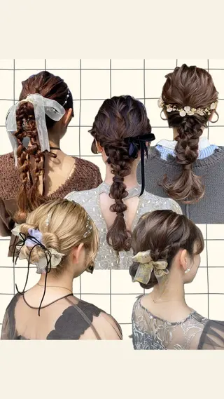 ヘアアレンジ Marina/表参道 /ヘアセット/暖色のヘアスタイル