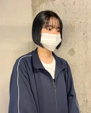 ショート レイヤーカット/艶髪 /ストレート/リクトのヘアスタイル