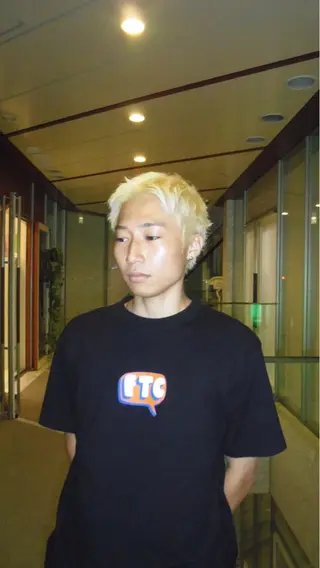 ショート カラー メンズ IO/ブリーチカラー 特化美容師✨のヘアスタイル