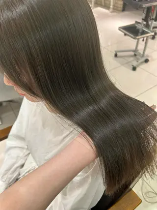 ロング カラー 透明感カラー 古山 結季🌙🖤のヘアスタイル