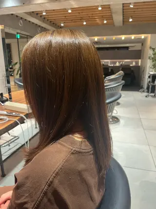 ロング 清水 真樹のヘアスタイル