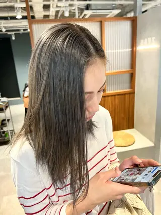 カラー 🎀 夏秋🎀のヘアスタイル