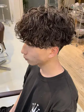 ショート パーマ メンズ SENTA✨メンズ パーマ✨fifth栄のヘアスタイル