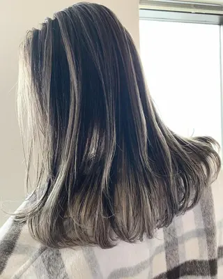 ロング カラー ヘアアレンジ 阿部 圭悟のヘアスタイル