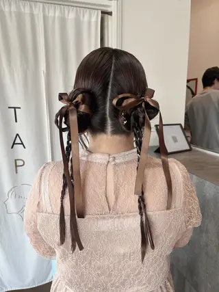 ヘアアレンジ 金沢市/美容師/ 岡島由希美のマツエク・マツパデザイン