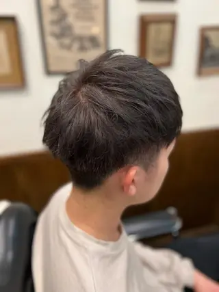 ショート メンズ 猪井 明のヘアスタイル