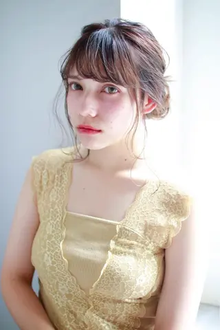 ヘアアレンジ 山形酸性ストレート 古川✂︎のヘアスタイル