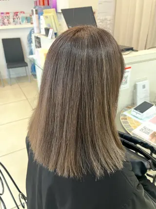 セミロング カラー 🤎ベージュカラー/ 髪質改善/山岸🤎のヘアスタイル