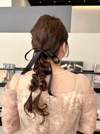 セミロング カラー ヘアアレンジ 透明感カラー/ レイヤーkotonoのヘアスタイル