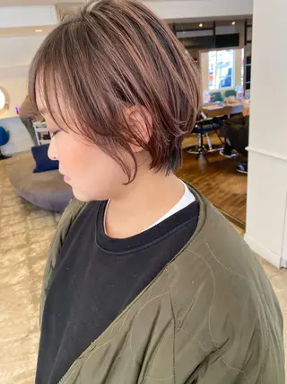 ショート chord seventhのヘアスタイル