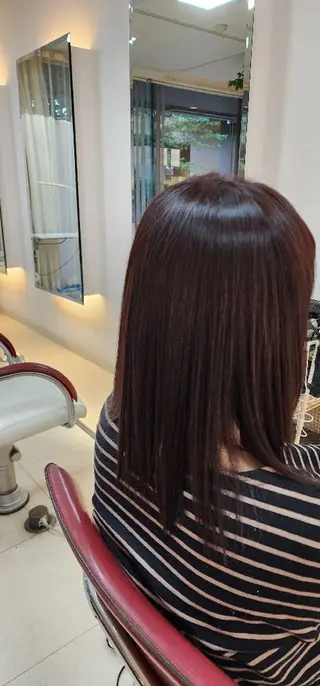 セミロング カラー hairmake Juinのヘアスタイル