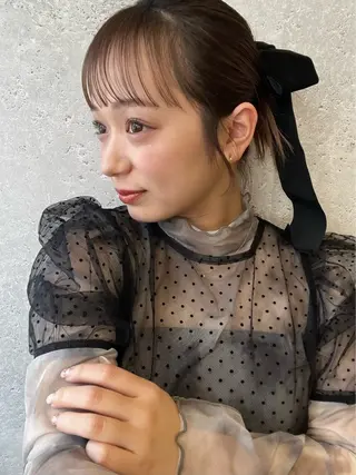 ヘアアレンジ 似合わせカラー☘️ akariのヘアスタイル