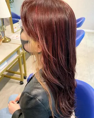 ロング カラー ヘアアレンジ メンズパーマ職人 加藤 弘貴のヘアスタイル