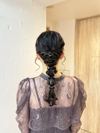 ヘアアレンジ 艶カラー/縮毛矯正/ アレンジ/akaneのヘアスタイル