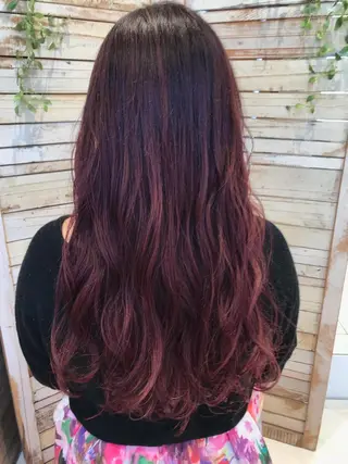 ロング カラー 島袋 ナオユキのヘアスタイル