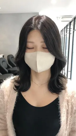 ロング カラー 髪質改善/顔まわり 石原のヘアスタイル