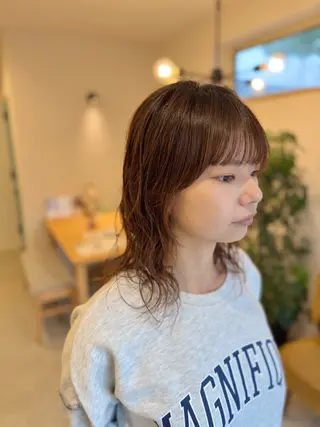 ミディアム パーマ サイトウ ヒトミ 【メイヘア】のヘアスタイル