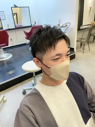 ショート メンズ 天王寺 メンズ専門、北本未来のヘアスタイル