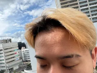 メンズ アイブロウ 暖色カラー/艶カラー mitsuki🌴のヘアスタイル
