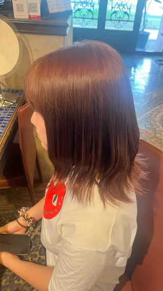 カラー edessa misaki🤍のヘアスタイル