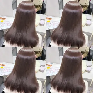 セミロング カラー 🦋REISA🦋 エクステ×ハイトーンのヘアスタイル