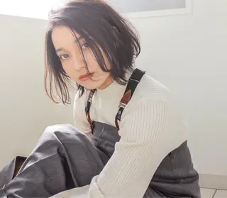 ミディアム 鬼頭 洋吏のヘアスタイル