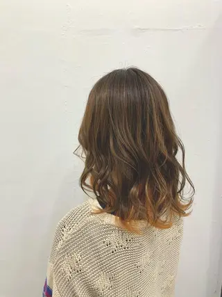 ミディアム カラー 相武台ショート特化 💐川崎希💐のヘアスタイル