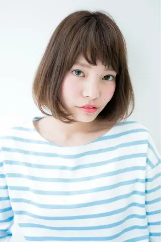 ショート ミディアム カラー 内藤 達也のヘアスタイル