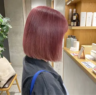 ミディアム ︎🤎W color MIYU‎🤎のヘアスタイル