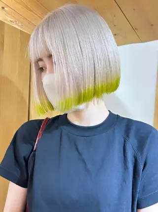 ミディアム カラー メンズ 🧸艶々韓国ヘア 🧁mizunaのヘアスタイル