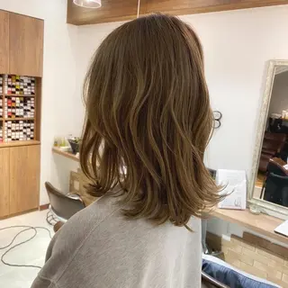 セミロング ヘアアレンジ 髪質改善特化 安東駿介のヘアスタイル