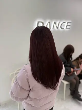 ロング カラー 中韓レイヤー/ ブラウン🤎はやとのヘアスタイル