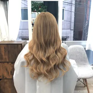 ロング カラー ヘアアレンジ リピート指名no.1 /ruiのヘアスタイル