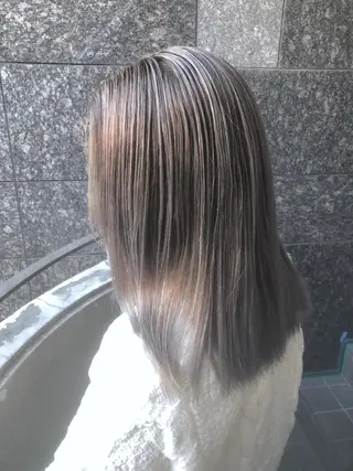 ミディアム カラーアンドケアリタ kitamuuuのヘアスタイル