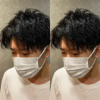 パーマ メンズ 美髪整形✨髪質改善 ✨中村弘仁/チーフのヘアスタイル