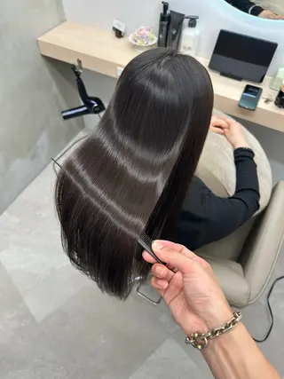 ロング カラー 髪質改善🌸縮毛矯正 専門家💖後藤のヘアスタイル