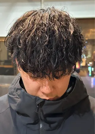 パーマ メンズ 中原 祥太のヘアスタイル